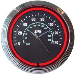 Speedometer Neon Clock 8SPDOM