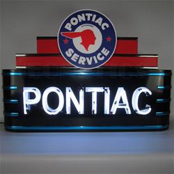 Pontiac Art Deco Neon Sign