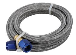 NOS 15070NOS Stainless Steel 3 Braided Hose with 3AN Blue Fittings 