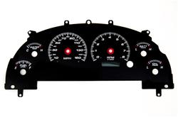 New Vintage USA Performance II Mustang Cluster Overlays for 1999-2004 MUSTANG - 26101-01