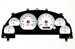 New Vintage USA Performance II Mustang Cluster Overlays for 1999-2004 MUSTANG - 26101-03