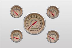 New Vintage USA Woodward Series Analog Gauges 37504-02M