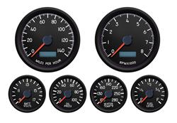 New Vintage USA Aviator Analog Gauges 44649-01