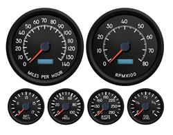 New Vintage USA Aviator Analog Gauges 44659-01