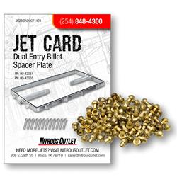 Nitrous Outlet Flare Jet Packs 00-00302