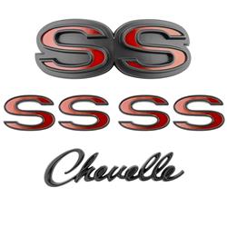 Trim Parts Emblems for 1970-1972 CHEVELLE - 4102R
