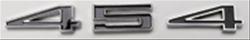 Trim Parts Emblems for 1970-1972 CORVETTE - 5187