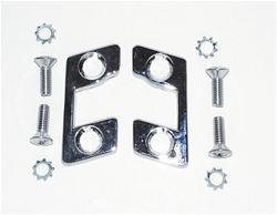 Trim Parts Hardtop Latch Mounting Plates for 1956-1962 CORVETTE - 5244