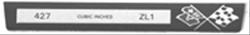 Trim Parts Engine Data Plates for 1969-1976 CORVETTE - 5920