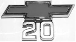 Trim Parts Emblems for 1967-1968 C20 PICKUP, K20 PICKUP, 1969 G20 VAN - 9526