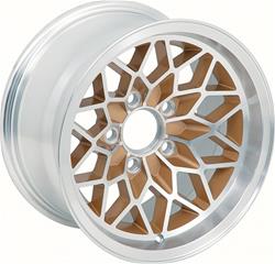 OER Firebird Snowflake Gold Wheels 15x8