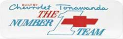 OER Tonawanda Number 1 Team Decals 258555