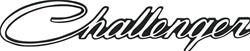 OER Reproduction Emblems for 1970-1974 CHALLENGER - 3444938