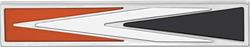 OER Reproduction Emblems for 1971-1974 CHARGER - 3506410