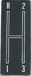 OER Shift Pattern Emblems for 1968-1969 CAMARO, FIREBIRD - 3919121