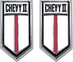 OER Reproduction Emblems for 1966-1967 CHEVY II - 4539568