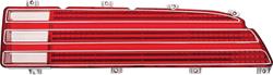OER GM Restoration Parts Tail Lamp Lenses for 1974-1978 FIREBIRD - 5949828