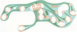 OER Dash Gauge Circuit Boards for 1969 FIREBIRD - 6295409