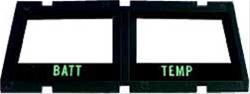 OER Console Gauge Bezels for 1968-1969 CAMARO, 1969-1974 NOVA, 1971-1974 VENTURA - 6480881
