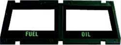OER Console Gauge Bezels for 1968-1969 CAMARO, 1969-1974 NOVA, 1971-1974 VENTURA - 6480884