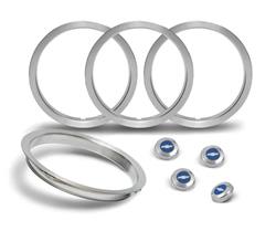 OER Wheel Center Caps With Trim Rings for 1970-1976 CAMARO, 1971-1973 CHEVELLE - 881226