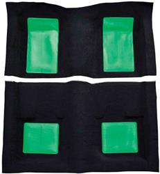 OER Authorized Molded Carpet Kits with Mass Backing for 1969 MUSTANG - A4103B39