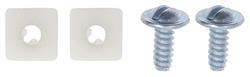 OER Authorized License Plate Screw and Nut Sets