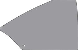 OER Quarter Window Glass for 1968 CHEVY II, 1969-1972 NOVA, 1971-1972 VENTURA - NR712Y