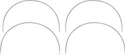 OER Wheel Opening Moldings for 1967-1968 CAMARO - R5120