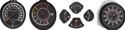 OER 1972-74 E-Body Rallye Gauge Sets for 1972-1974 BARRACUDA, CHALLENGER, CUDA - RM4129