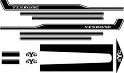 OER 1969 Yenko Camaro Stripe Decal Sets for 1969 CAMARO - SK301