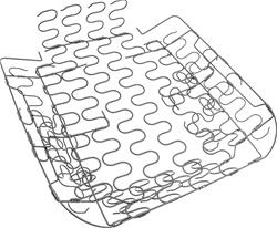 OER Bucket Seat Bottom Support Springs SS405