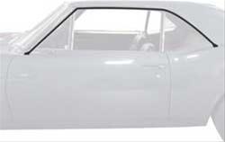 OER Latex Roof Rail Weatherstrips for 1967 CAMARO, FIREBIRD - WS512