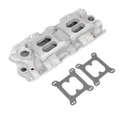 Offenhauser 360 Degree Dual-Quad Low-Rise Intake Manifolds 5492