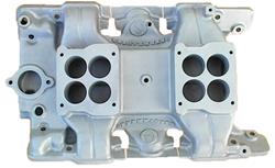 Offenhauser 360 Degree Dual Quadrajet Low-Rise Intake Manifolds