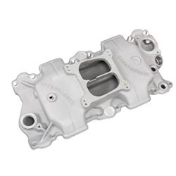Offenhauser 360 Degree Single-Quadrajet Low-Rise Intake Manifolds
