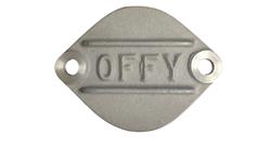 Offenhauser Intake Valley Cover Breather Hole Block-Off Plates 6032