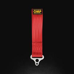 FIA APPROVED EB/578/R Gancio traino OMP RED TOW HOOK STRAP or DOOR STRAP PULL