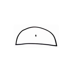 OMIX-ADA Weatherstrip Seals for 1976-1986 CJ7 - 12304.02