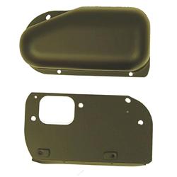 OMIX-ADA Windshield Wiper Motor Covers for 1976-1983 CJ5, 1976-1986 CJ7, 1981-1985 SCRAMBLER - 19135.01