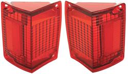 RESTOPARTS® Manufactured Taillight Lenses for 1970-1972 EL CAMINO - C210038