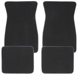 RESTOPARTS® Supplied ACC Carpeted Floor Mats for 1964-1973 CHEVELLE - ACC35-BK