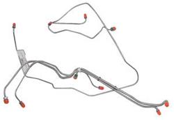 RESTOPARTS Supplied Brake Lines, Direct Fit AKT6702-OM