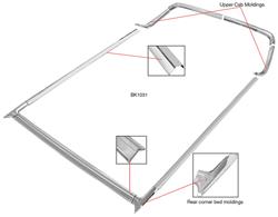 RESTOPARTS Manufactured Exterior Trim Kits BK1031