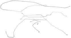 RESTOPARTS Supplied Brake Lines, Direct Fit BR01322SS