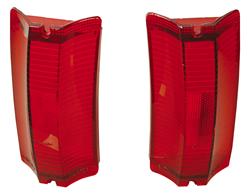RESTOPARTS® Manufactured Taillight Lenses for 1965 EL CAMINO - C210074