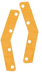 RESTOPARTS® Manufactured Weatherstrip Seals for 1969-1970 CUTLASS - C230040