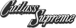 RESTOPARTS® Manufactured Emblems for 1970-1972 CUTLASS SUPREME - C240582
