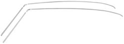 RESTOPARTS® Supplied Roof Drip Moldings for 1970-1971 442, 1971-1972 CUTLASS - C240605