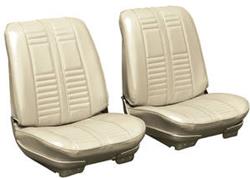 RESTOPARTS® Supplied Seat Upholstery for 1966 CUTLASS - C2452P-BK